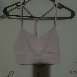 Lululemon Flow Y Bra | Size 4 | Light Pink | Yoga | Sports Bra| Like New